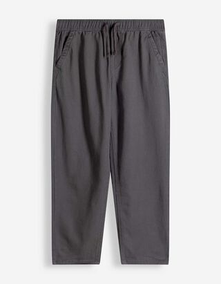 Broek - Losse pasvorm - donkergrijs