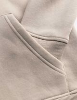 Sweatshirt - Stickerei - beige
