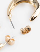 Ohrringe - 2er-Pack - goldfarben