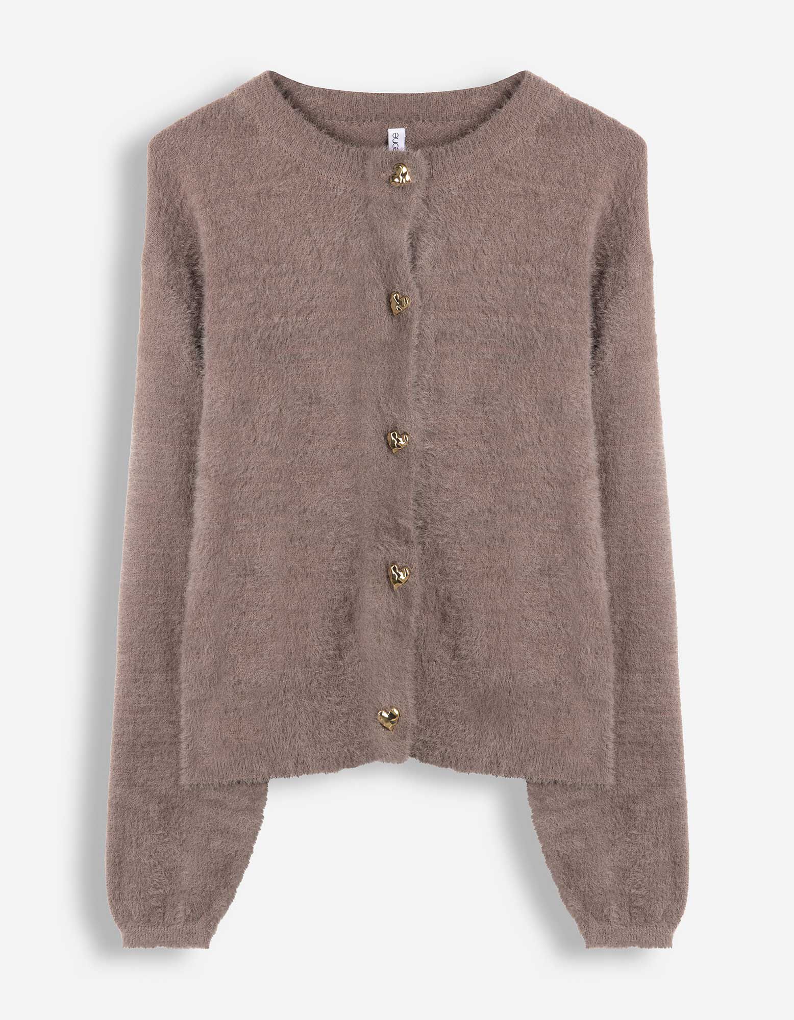 Cardigan - Knopfleiste - Braun