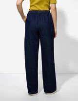 Džínsy - Straight Fit - tmavomodra