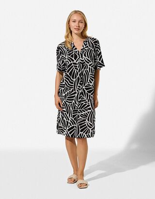 Jurk - Print all-over - Beige