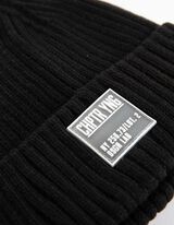 Berretto in maglia - Maglia a coste - nero