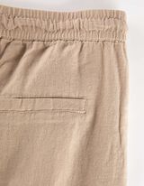 &Scaron;portne hlače - Lanena me&scaron;anica - bez