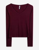 Longsleeve - Modaal - donkerrood