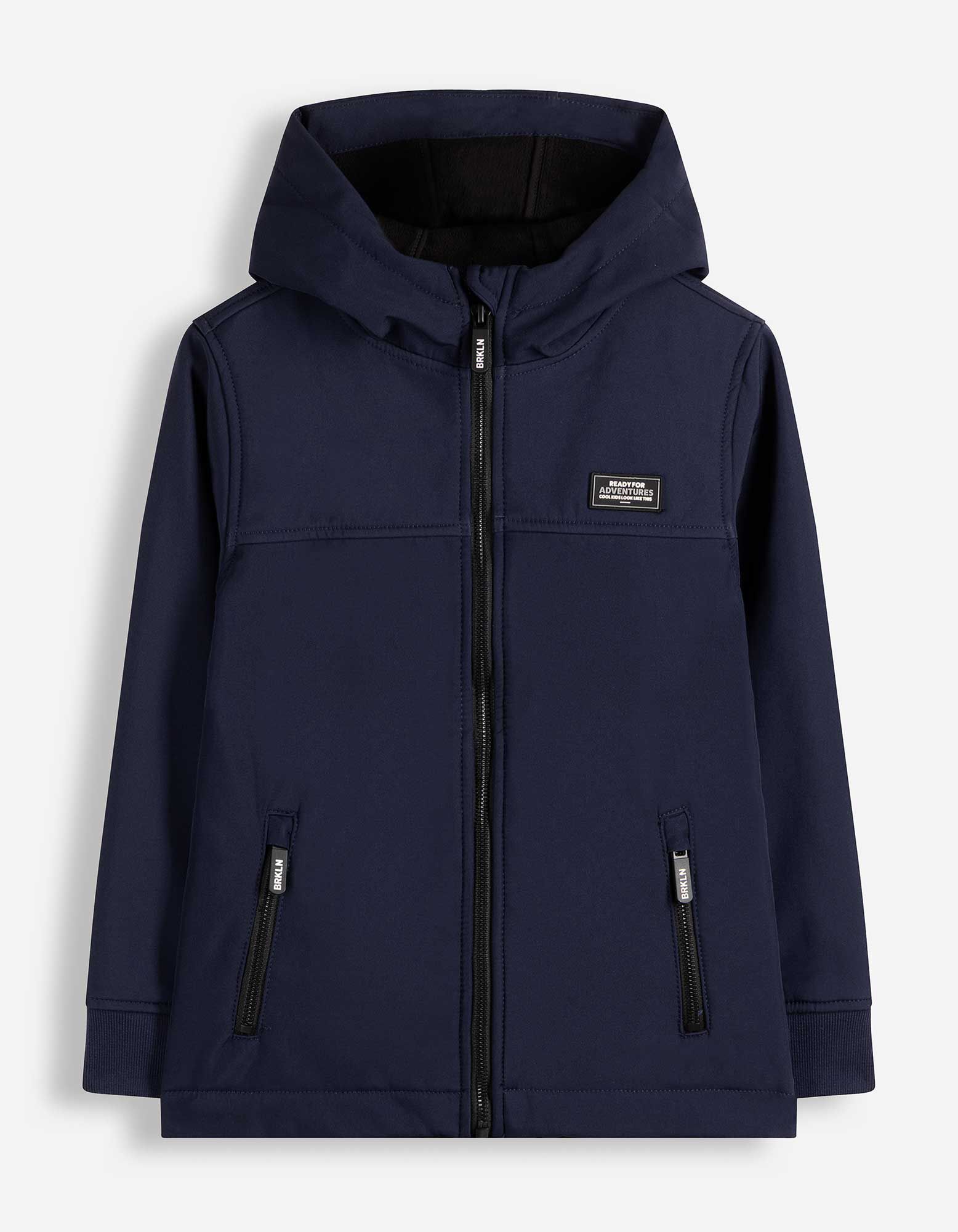 Softshelljacke - Labelpatch - Dunkelblau