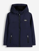 Softshelljacke - Labelpatch - Dunkelblau