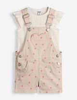 Set aus T-Shirt und Hose - Twill - Beige