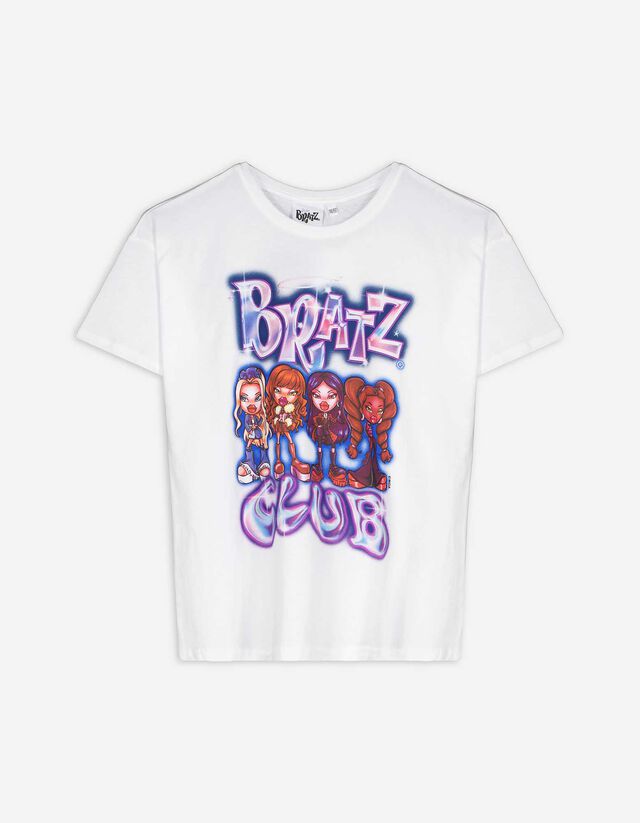 T-Shirt - Frontprint - weiß