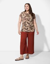 Kalhoty - Normální délka - tmave cervená