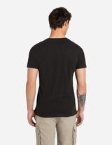 Tričko - Melírovaný - cierna