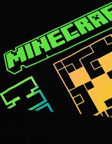 Marškinėliai ilgomis rankovėmis - Minecraft - juodas