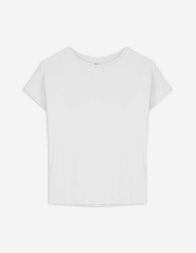 T-shirt - Mieszanka bawełny - bialy