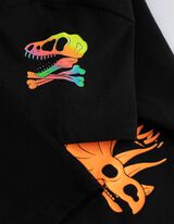 Marškinėliai - Neoninio atspaudo - juodas