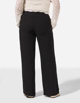 Pantalon - Aspect lin - noir