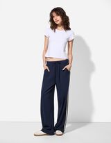 Hose - Wide Fit - dunkelblau