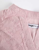 sukienka koszulowa - Szyfon - lila