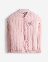 Jacke - Stickereien - rosa