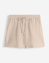 Shorts - Musselin - Beige