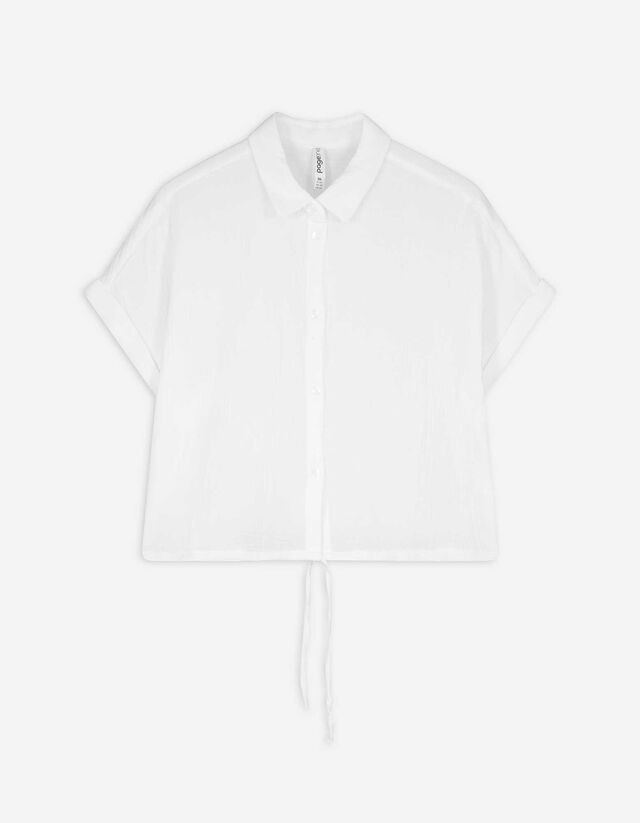 Camicia - Mussola - bianco