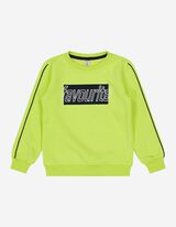Bluză de trening - Broderii - Verde deschis