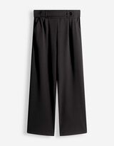 Culotte - Webstoff - schwarz