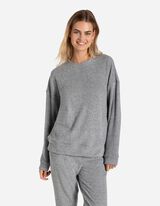 sweter - mieszanka wiskozowa - szary