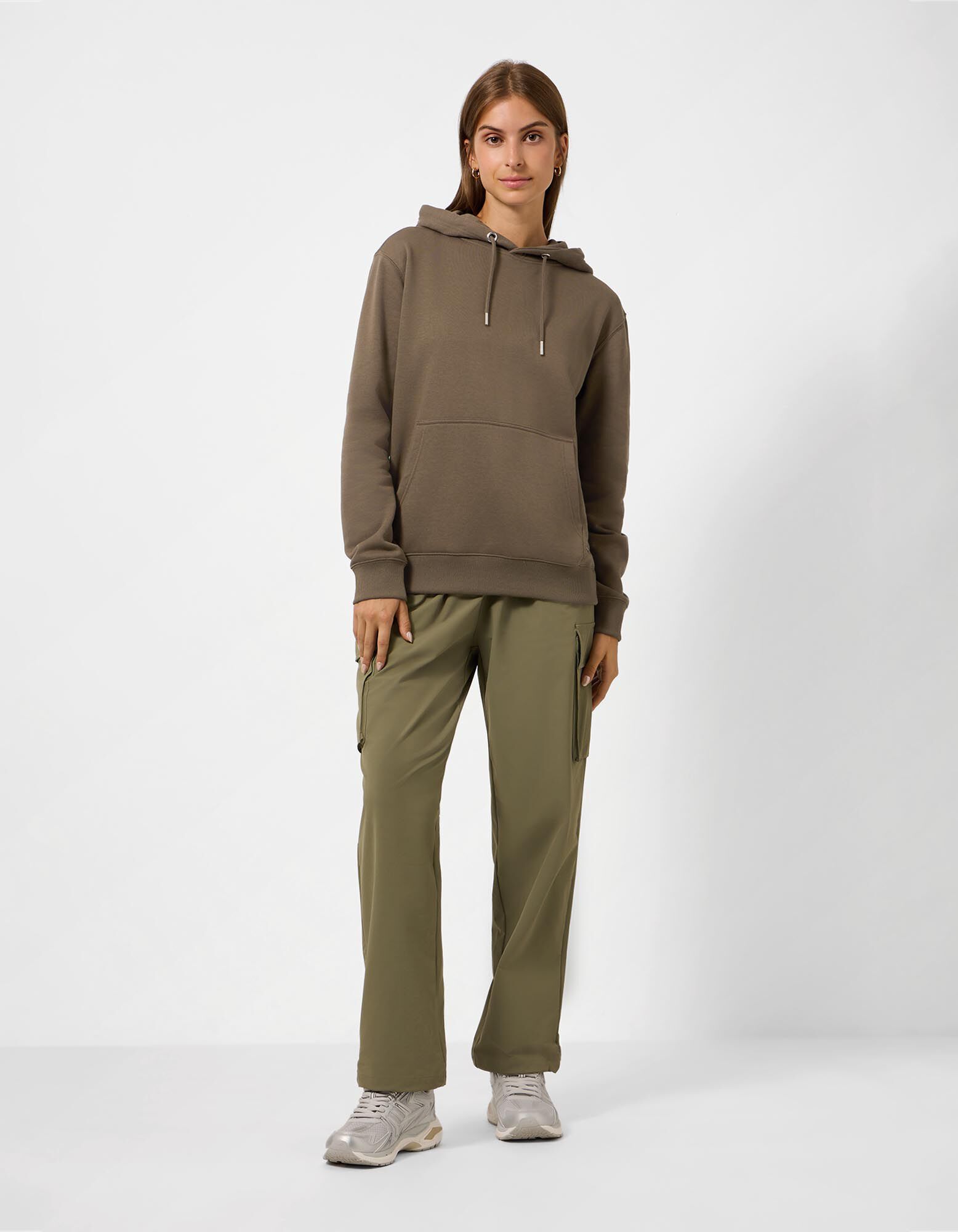 Sweat &agrave; capuche - Capuche - Brun