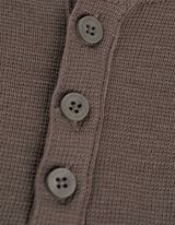 Tričko - Knoflíky - svetle hneda