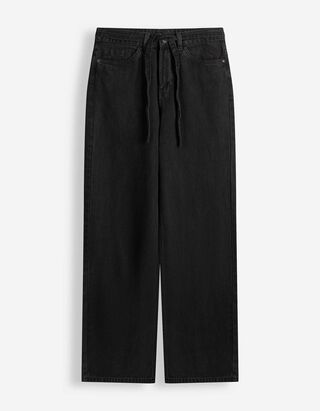 Jeans - Straight Fit - Schwarz