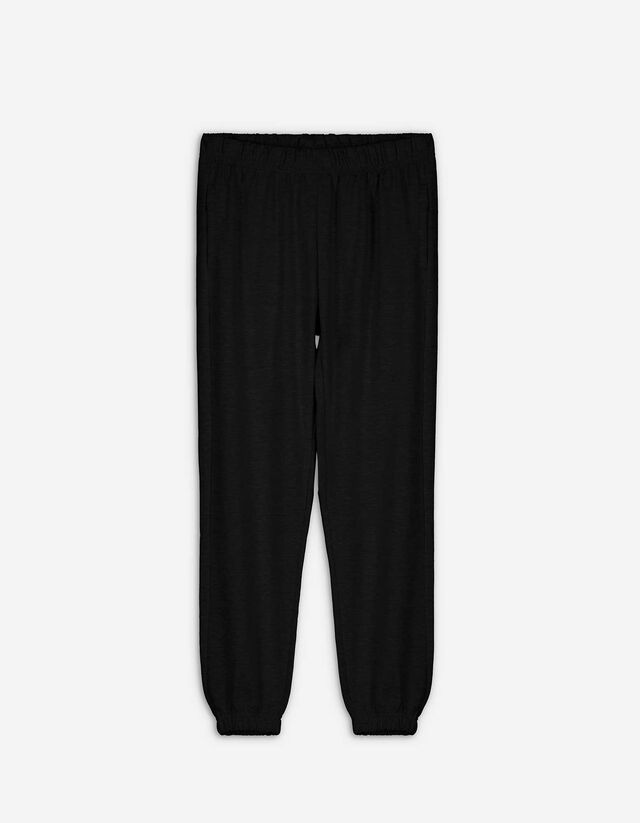 Hlače za jogging - Relaxed Fit - crna