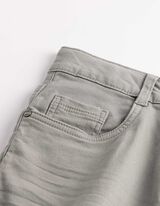 Bermuda  - Stretchanteil - grau