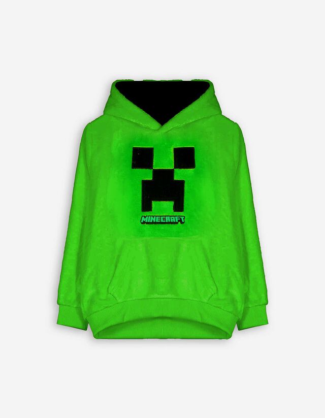 Felpa con cappuccio - Minecraft - verde