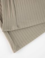 Pantaloni culotte - A costine - verde scuro