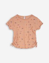 T-shirt - Allacciatura - marrone