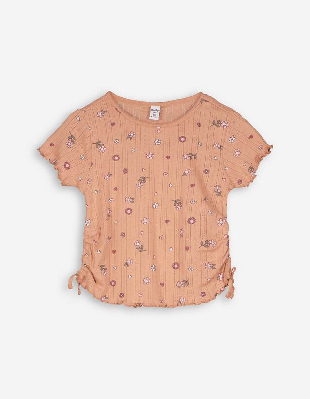 T-shirt - Allacciatura - marrone