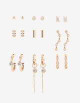 Damen Ohrringe - 9er-Pack