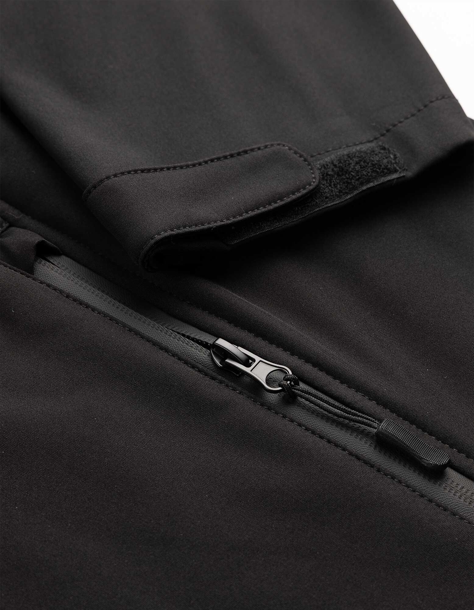 Parka - Poches plaqu&eacute;es - noir