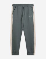 Joggingbroek - Contraststrepen - donkergroen