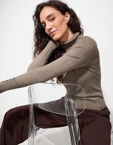 Maglione - Collo dolcevita - grigio scuro