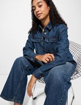 Jeanshemd - dark blue denim - blau