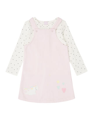 Baby Longsleeve und Latzkleid im Set