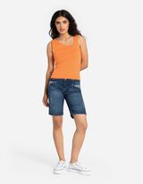 Top - Misto cotone - arancione