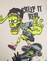 Hosszú ujjú felső - Elülső nyomtatás - vilagos szurke