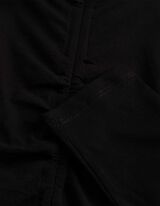 Langarmshirt - einfarbig - Schwarz