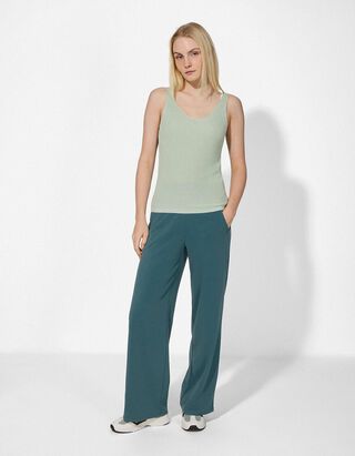 Hose - Elastischer Bund - t&uuml;rkis