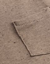 Longsleeve - Wafelstructuur - lichtbruin