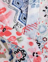 Top - Allover-Muster - weiß