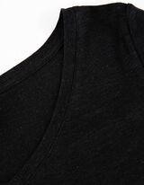 T-Shirt - Leinen-Mix