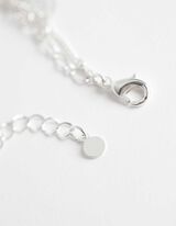 Narukvica za nožni zglob - srebrno